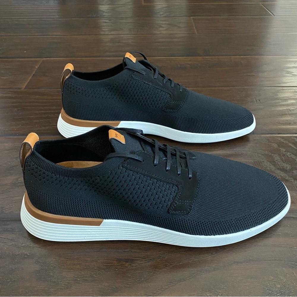 Wolf & Shepherd Mens Black Swift Knit Shoes Size Various